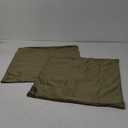 MIULEE Pack of 2 Olive Green Pillow Covers 20x20 Inch Decorative Velvet Throw Pillow Covers Modern Soft Couch Throw Pillows Farmhouse Home Decor for Spring Sofa Bedroom Living Room