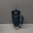 STANLEY Quencher H2.0 Tumbler with Handle and Straw 40 oz | Flowstate 3-Position Lid | Cup Holder Compatible for Travel | Insulated Stainless Steel Cup | BPA-Free | Fluted Marina Shine