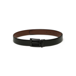 Men Black Reversible Belt  , 41"