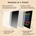 Spectrum MTG Card Sleeves (Textured) - 104 Count Standard Size TCG Sleeves - Compatible with Magic The Gathering - Double Sleeving - Original Art Design, Premium Protection