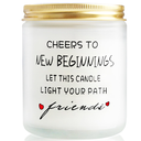 New Beginnings Candle, Thoughtful Divorce or Breakup Gifts for Women, Suit for New Jobs, New Homes, and New Year Celebrations, 9 oz Lavender