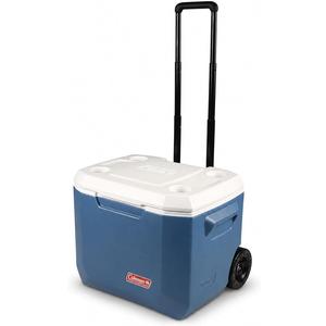 Coleman Xtreme Rolling Cooler with Wheels, Extra-Walled Insulation Keeps Ice up to 5 Days, Portable Wheeled Hard Chiller 50 Quart
