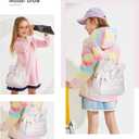 KL928 Girls Mini Backpack Bowknot Polka Dot Cute Small Daypacks Convertible Shoulder Bag Purse for Women