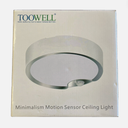 Toowell Minamalism Led Motion Sensor Ceiling Light Battery Operated.