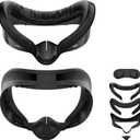 APEXINNO Facial Interface Face Pad Cover Compatible with Meta Quest 3S Accessories,Including 2 Pcs Face Pad Replacement,Light Pad and Lens Cover Only for Meta Quest 3S