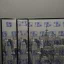 Americanflat 16x24 Poster Frame with Polished Front Cover - Set of 3 - Slide-In Photo Frame with Buildable Molding - Fusion Collection - Picture Frames for Wall Display - Black