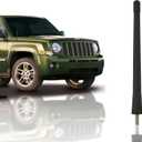 7-Inch Antenna Mast for Jeep Patriot MK & Compass (2007-2017)  Highly Durable Premium Short Antenna  Car Wash-Proof Radio Antenna for FM AM  Rugged Design  Jeep Accessories