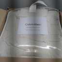 Calvin Klein - Queen Duvet Cover Set, Super Soft Melange Flannel Bedding Set with Matching Shams, Cozy Home Decor (Melange Flannel Natural, Queen)