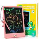 KOKODI LCD Writing Tablet, 8.5 Inch Toddler Doodle Board Drawing Tablet, Erasable Reusable Electronic Drawing Pads, Educational and Learning Toy for 3-8 Years Old Boy and Girls (Pink)
