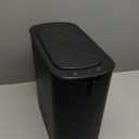 TIPGO Automatic Motion Sensor Bathroom Trash Can with Lid, 2.6 Gallon Touchless Trash Bin, Smart Garbage Can Plastic Slim Wastebasket for Bedroom, Office, Dorm (Black)