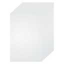 HARFINGTON 10pcs Clear Plastic Sheets 3x2 Ft Transparent Flexible PVC Sheet Panels with Protective Paper for Signs DIY Display Projects Craft Picture Frames Painting
