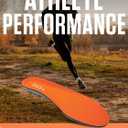 SOF SOLE ATHLETE Performance Men's Insoles - PU Foam & Gel Inserts - Heel-to-Toe Cushioning, Support, & Moisture Control, - Lightweight Comfort & Stability - Ideal for Runners, Walkers, Athletes Size: 9-10.5