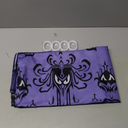 Haunted Horror Mansion Shower Curtain Waterproof Fabric with Hooks Shower Curtains Or Bathroom Decor 72x72 Inch (Purple)