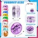 40 Pcs LED Light Up Yo-Yos Bulk Pack Glow in the Dark Yoyo Toys Plastic YoYos for Beginner Birthday Party Favors Classroom Prizes Carnival Goodie Bag Fillers