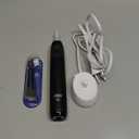 Oral-B iO Series 2 Rechargeable Electric Powered Toothbrush, Night Black with 1 Gentle Care Brush Head - Automatic Pressure Sensor to Protect Gums - 3 Modes - 2 Min Timer