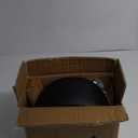 KKTONER Round Rolling Stool Height Adjustable Stool PU Leather Chair with Wheels Salon Spa Drafting stools Small (Black)