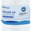Fil-fresh C1200 Pool Filter Cartridges Compatible with Hayward C1200, Replacement for Pleatco PA120, Hayward CX1200RE, Unicel C-8412, 120 sq.ft