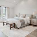 9x12 Area Rugs for Living Room Beige Rug Washable Bedroom Abstract Carpet