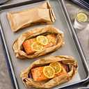 2 x SMARTAKE 120Pcs Parchment Paper Sheets, 17x26 Inch Pre-Cut Baking Paper, Non-Stick, Natural Wood Pulp, for Air Fryer Steaming Grilling Rack Oven (Unbleached)