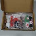 Zing StikBot Christmas Crew Pack - Includes 7 StikBots and 1 Set of Accessories, New Christmas Themed Stop Motion Animation Toy Set