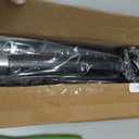Mcrbeay Shower Curtain Rod, 1" Diameter Heavy Duty Tension Shower Rod, Non Slip Adjustable 28-74 inch No Drilling Shower Curtain Rods Spring Tension For Bathroom, Shower Stall, No Rust, Black