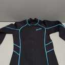 GoldFin Wetsuit Top Women, 2mm Wetsuits Jacket Long Sleeve Neoprene Tops for Water Aerobics Diving Surfing Swimming, Size S, Black