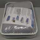 Velvet 100% Waterproof Couch Cover for Dogs Washable Sofa Covers for 3 Cushion Couch Pet Friendly Sofa Slipcovers Set Non Slip Quilted Furniture Protector with Pockets (Large, Silvery Grey)