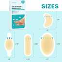 Promifun Blister Pads - 28 ct Water Resistant Hydrocolloid Bandages for Foot, Toe, Heel - Gel Blister Cushions for Prevention & Recovery, Variety Pack