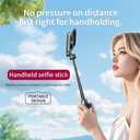 Magnetic Tripod for iPhone, Selfie Stick Tripod with Wireless Remote Pocket Size 4-16" high Upgrade 4 Leg Portable Magnetic Phone Stand for Video Recording Travel TIK Tok Vlog Live Broadcast