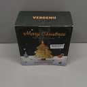 Verdenu 3 Pack Christmas Tree Candles with Remote Timer, Real Wax LED Christmas Tree Candle, Battery Operated Flickering Flameless Candles, for Christmas Holiday Decoration