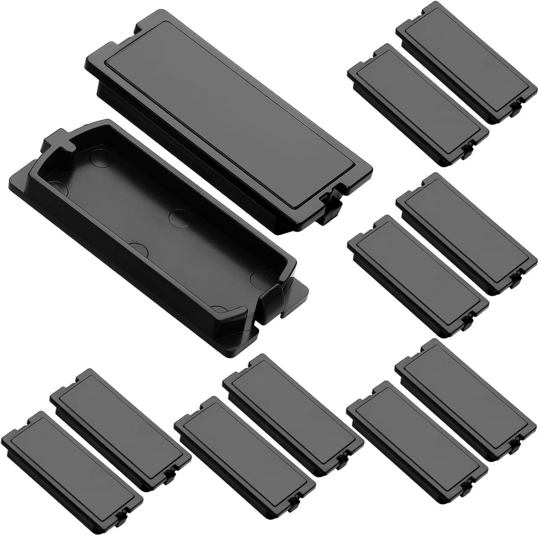 Kingdder 10 Pack Breaker Filler Plate, Circuit Breaker Panel Cover Knockout Filler Plate Box Cover Black
