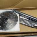 2Pack Heavy Duty Cast Iron Sign Stand - 48" Outdoor Portable Pedestal Post - Display Road Sign, Construction Sign Holder (Black)