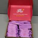 Flo Ultra Long Night Menstrual Pads, 40 Count - Heavy Flow Absorbency, 3D Leak Barrier, Bamboo Rayon, Plant-Based, Vegan, Cruelty-Free