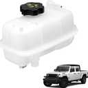 68283565AB Engine Coolant Reservoir Tank with Cap, Compatible with 2018-2024 Jeep Wrangler JL, 2020-2025 Gladiator JT 3.0L 3.6L V6, Replaces CH3014196