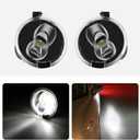 LED Side Mirror Puddle Light Compatible with Ford F150 Expedition Explorer Edge Flex Fusion Taurus X Lincoln Mercury Bright White
