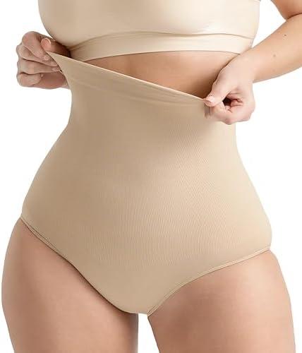 SHAPERMINT Shapewear for Women - Seamless Shapewear Tummy Control Panty, Body Shaper, Tummy Control Underwear for Women M/L Nude