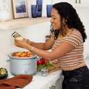 Crock-Pot Manual Design Series 4.5 Quart Slow Cooker, Macaroon Blue