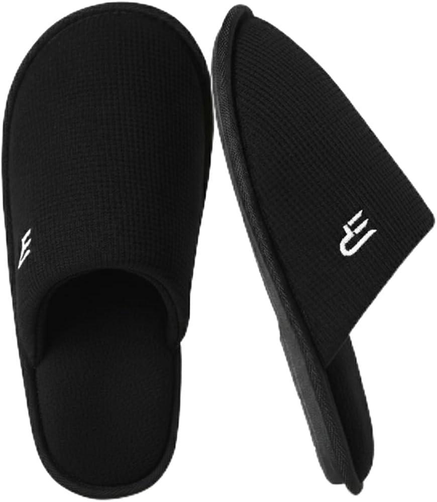 Mens & Womens Memory Foam Slippers Lightweight House Shoes for Indoor Outdoor Travel, Size 44/45 