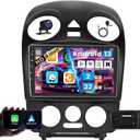 Roinvou 2+32G Android Car Stereo for Volkswagen VW Beetle 2004-2010, 9" Touchscreen in-Dash GPS Navigation with Wireless CarPlay Android Auto Mirror Link WiFi Bluetooth FM RDS Radio Backup Camera