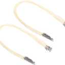 PATIKIL 24" Necklace Cord, 20 Pcs Waxed Bracelet String 2mm Thickness Necklace Ropes Bulk with Clasp for Pendants Bracelets Jewelry Making DIY Craft, Beige