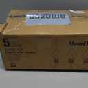 Moonflor Strawberry Jumbo C9 Christmas Lights Outdoor - 2 Pack Total 17FT 10 LED Jumbo C9 Christmas Pathway Lights Outdoor, Christma Decoration for Outside Lawn, Red & Warm White