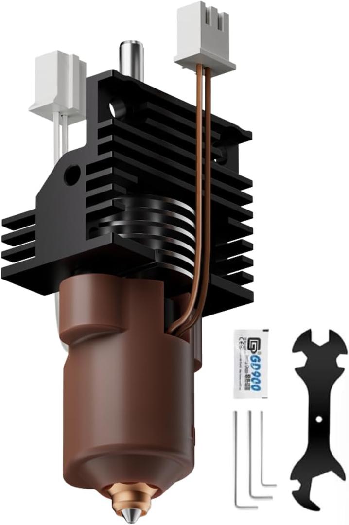 K1 Max Hotend Upgrade K1 Max Hot End Fan, Unicorn for Creality K1 Quick Swap Hot End K1 Max, K1 Series Ceramic Heating Block Kit Terminal with Buckle, 600mm/s High-Speed- 2024 Version