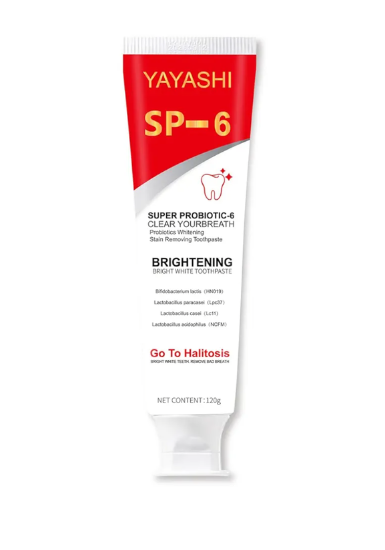 SP-6 Toothpaste, Ultra Whitening, Deep Cleaning and Fresh Breath, Fresh Breath, Stain Removing Toothpaste for Teeth Color Correcting (4Pcs-120g)