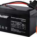SafeAMP Replacement Battery for 12-Volt Ride On Vehicle with red 2 pins Connector