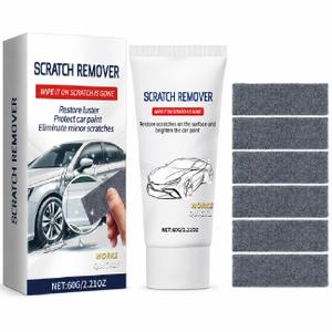 Nano Sparkle Cloth Car Scratch Remover - 2026 Upgrade Scratch Remover for Vehicles, Magic Wipes Cleaning Cloth Car Scratch Repair Paste, Scuff Repair Polishing Wax Kit (Mibai-1pcs)
