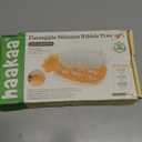 Haakaa Silicone Nibble Freezer Tray -Breastmilk Popsicle Mold - Baby Fruit Food Feeder Tray - Baby Food Maker - Ice Cube Tray - 4 Months+ Babies - BPA Free -Apricot