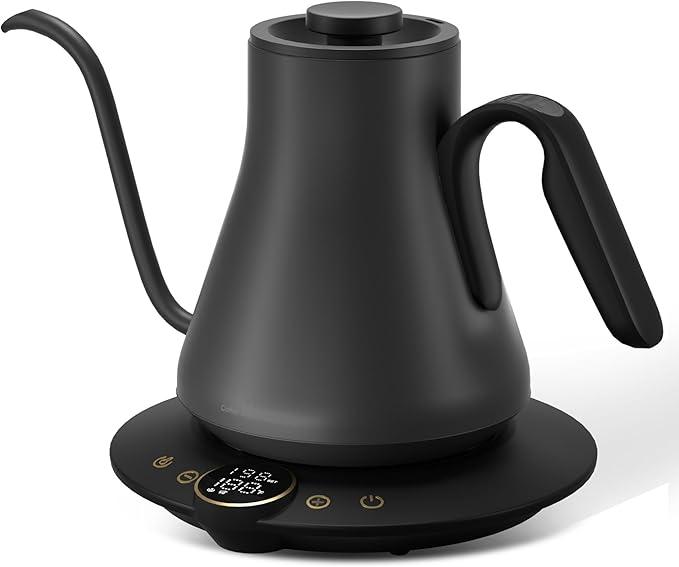 Cocinare FLOW B9 Gooseneck Electric Kettle, Precise Temperature Control for Pour-Over Coffee & Tea Brewing, Stainless Steel Interior, Rapid Heating for Boiling Water 0.9L (Matte Black)
Visit the Cocinare Store
4.5 
4.5 out of 5 stars
   (281)