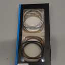 4X Bling Case Compatible with Samsung Galaxy Watch 8 40mm (2025) Accessories Diamond Bumper Hard PC Cover for Galaxy Watch 8 (Black/Rosegold/Silver/Gold)