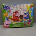 Peppa Pig George's Party Advent Calendar with 24 Surprise Toys and Stickers Including 5 Figures, Preschool Toys for Girls and Boys 3 and Up 