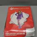 Morph Purple Women's Mystery Solving Detective Costume With Wig 70s Cartoon Character Costumes For Women Detective With Wig S